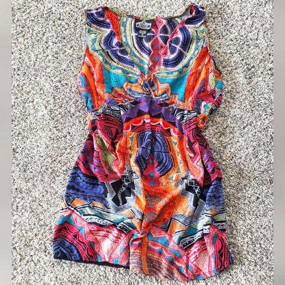 ANGIE | Hippie Bohemian Babydoll Tank Blouse - Picture 1 of 4